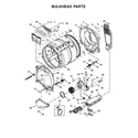 Maytag MEDB835DC4 bulkhead parts diagram