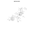 Whirlpool YWHD5090GW0 motor parts diagram
