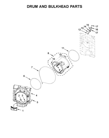 Drum and bulkhead parts