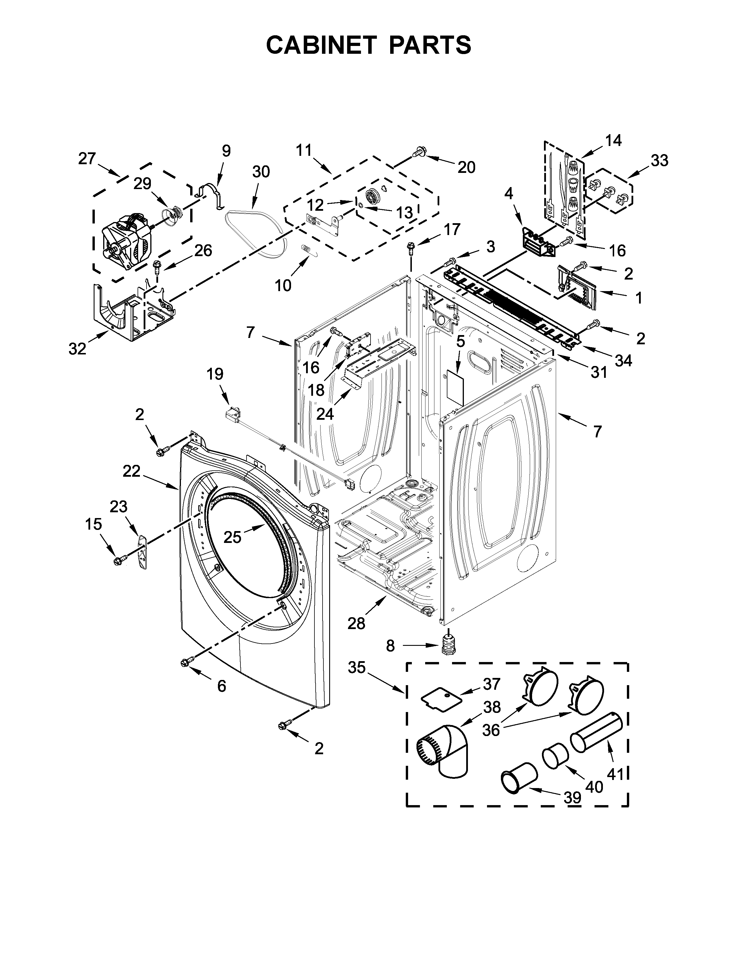 CABINET PARTS