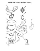 Base and pedestal unit parts