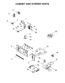Cabinet and stirrer parts