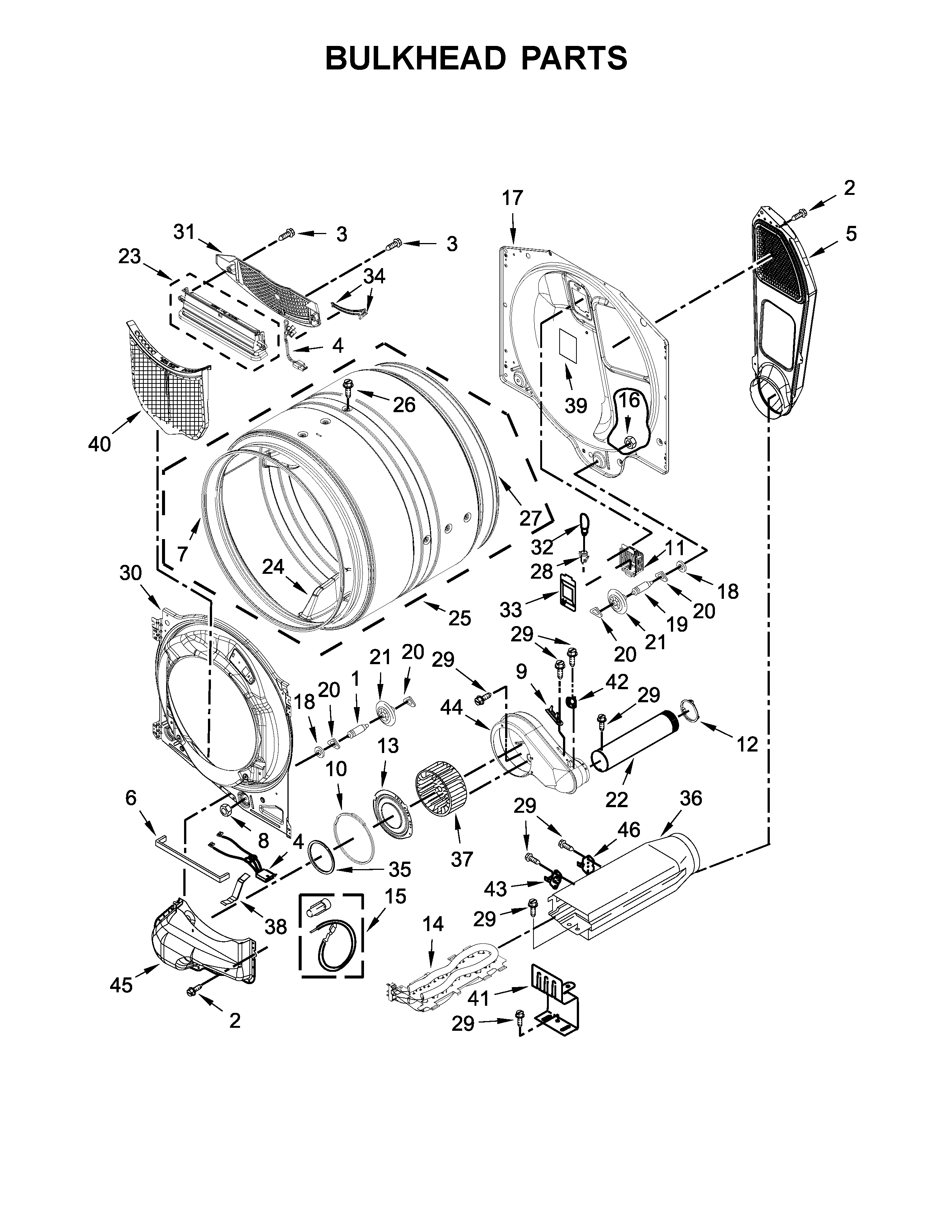 Bulkhead parts