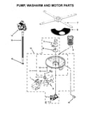 Pump, washarm and motor parts