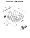 Lower rack and track parts