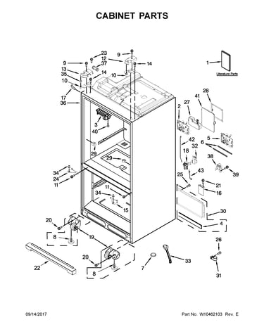 Cabinet parts