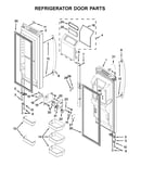 Refrigerator door parts