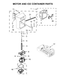 Motor and ice container parts