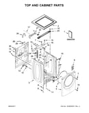 Top and cabinet parts