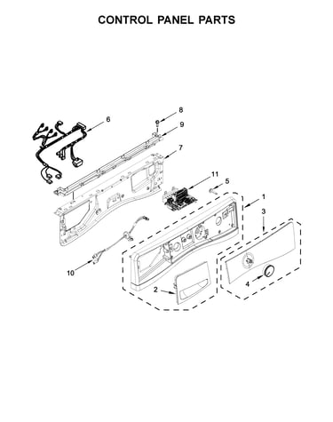 Control panel parts