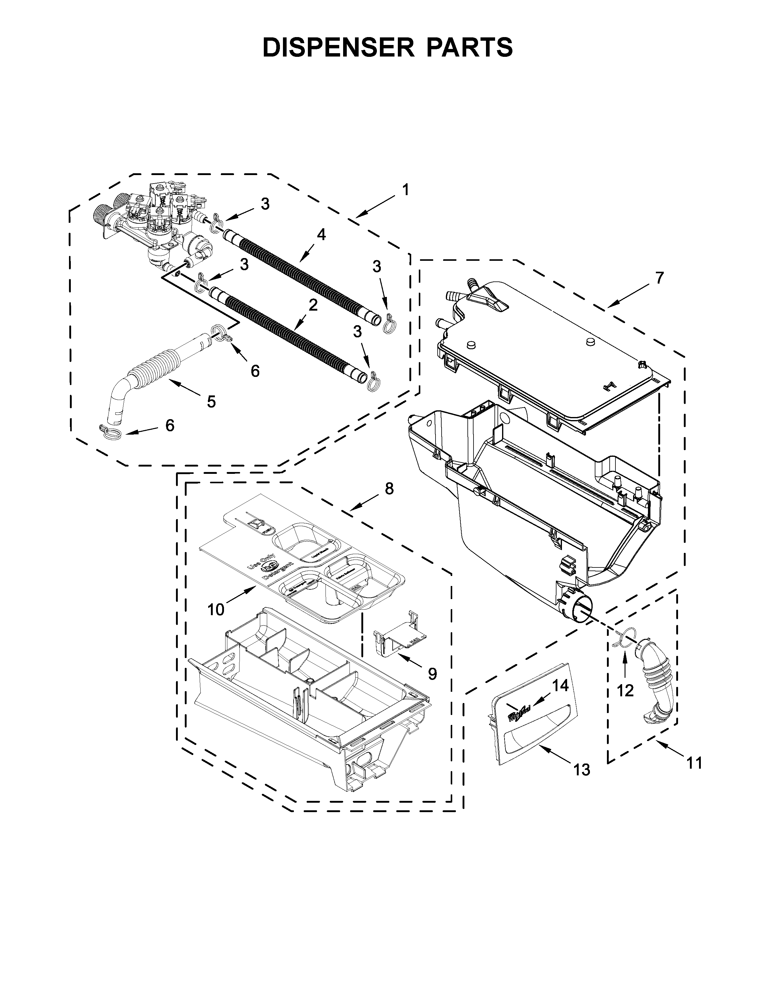 DISPENSER PARTS