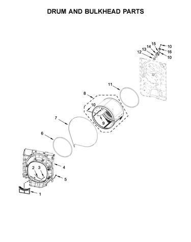 Drum and bulkhead parts