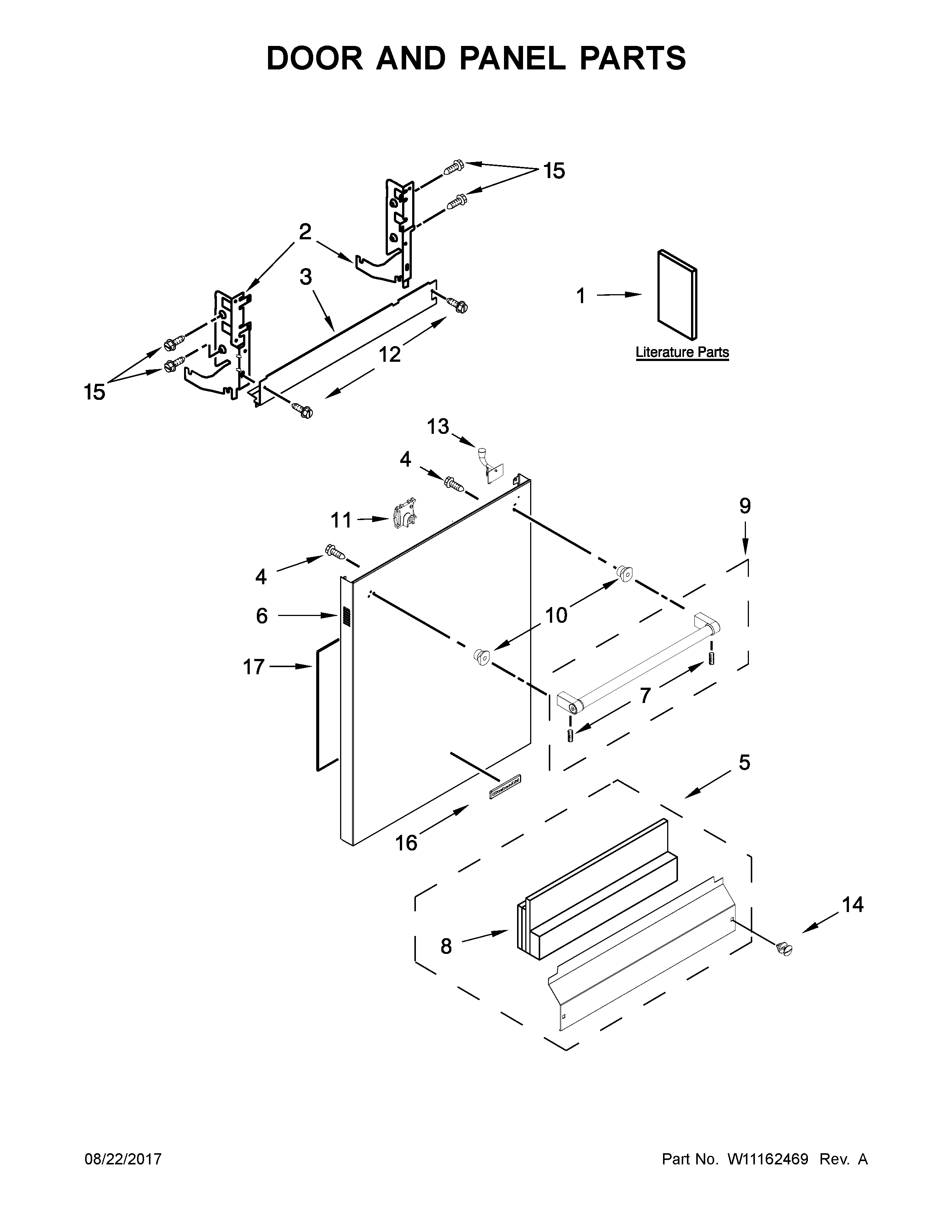 Door and panel parts