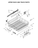 Upper rack and track parts