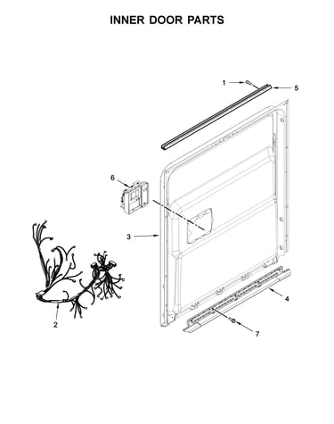 Inner door parts