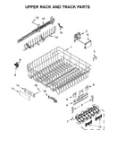 Upper rack and track parts