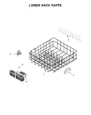 Lower rack parts
