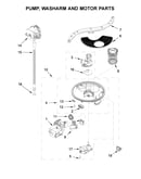Pump, washarm and motor parts