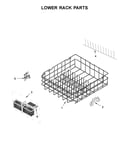 Lower rack parts