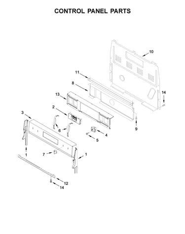 Control panel parts