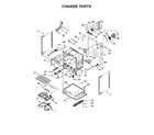 Whirlpool WFE550S0HW0 chassis parts diagram