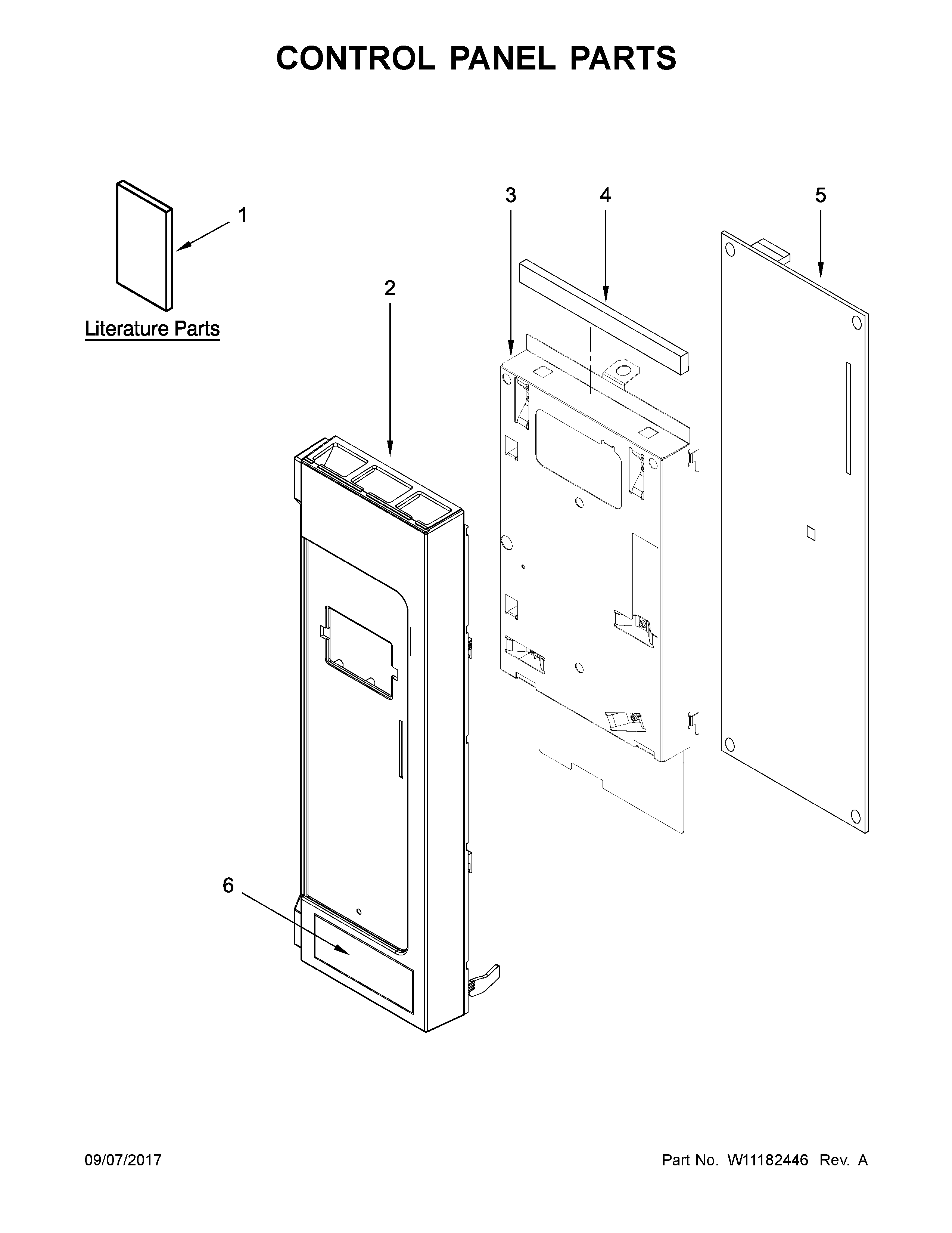 Control panel parts