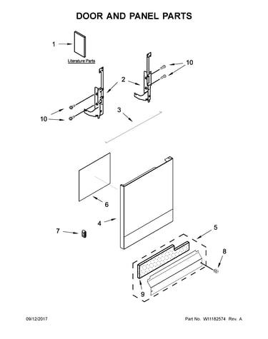 Door and panel parts
