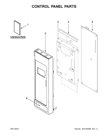 Control panel parts