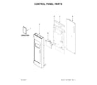 Whirlpool WMH32519FT1 control panel parts diagram
