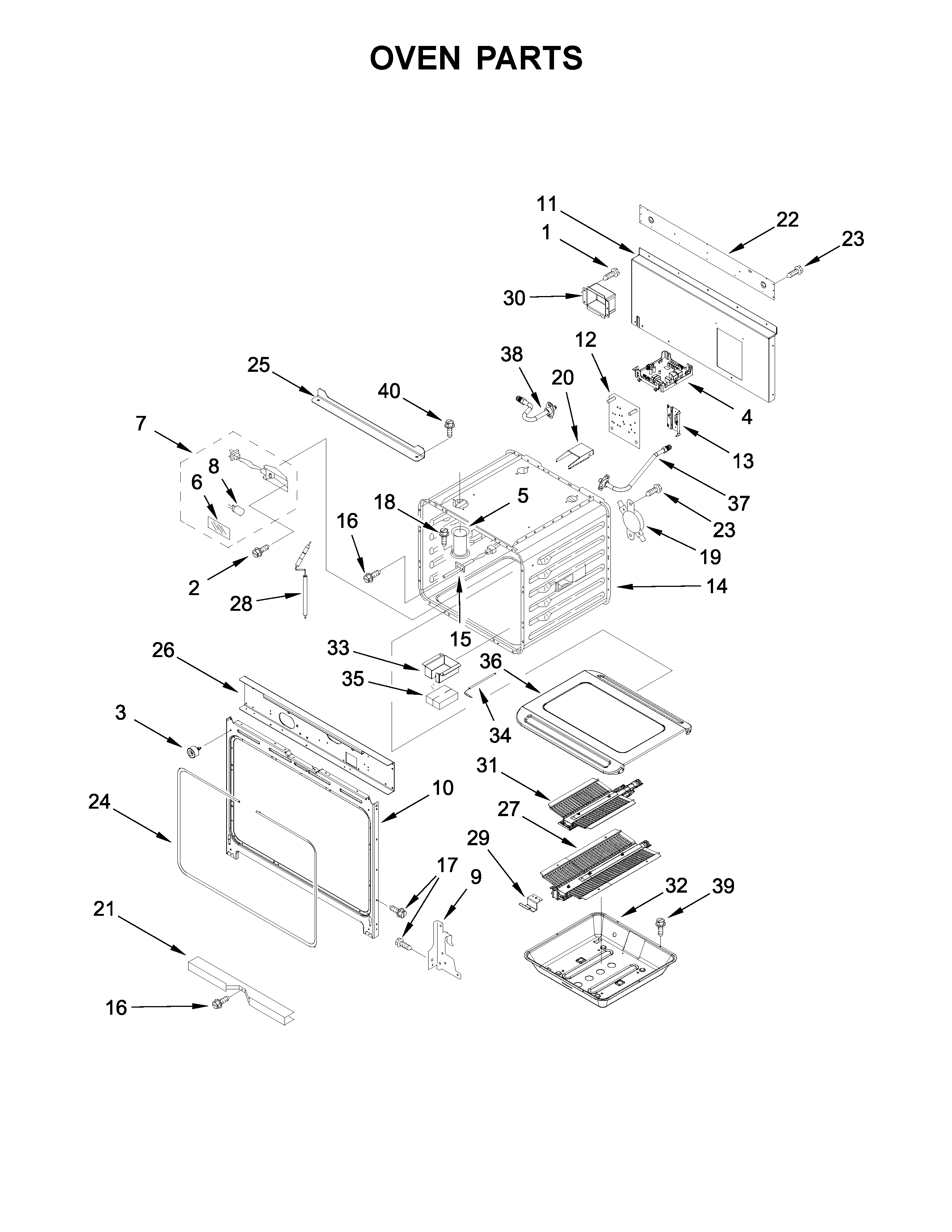 OVEN PARTS