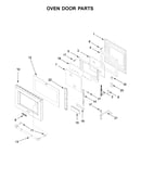 Oven door parts