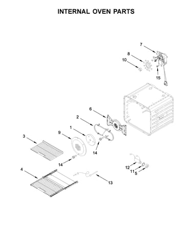 Internal oven parts