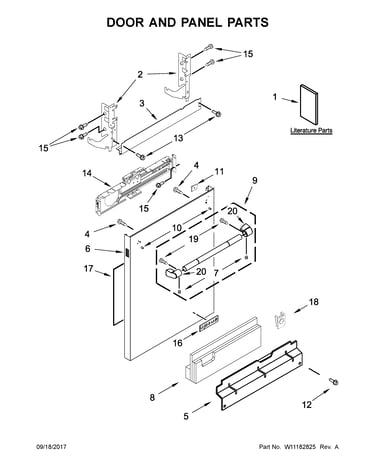 Door and panel parts