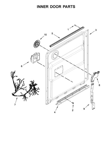 Inner door parts