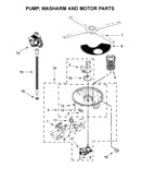 Pump, washarm and motor parts