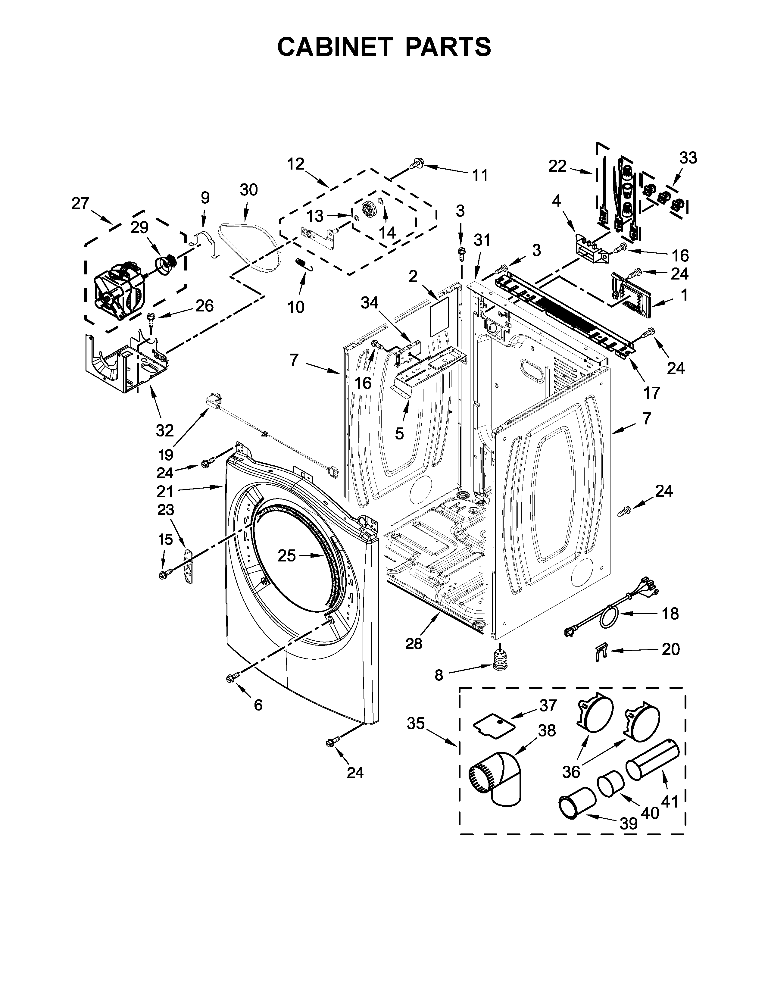 CABINET PARTS