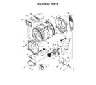 Maytag MGDB835DC4 bulkhead parts diagram