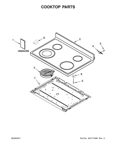 Cooktop parts