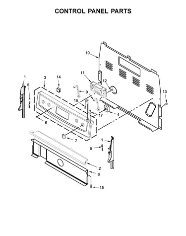 Control panel parts
