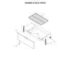 Ikea YIES426AS1 drawer & rack parts diagram