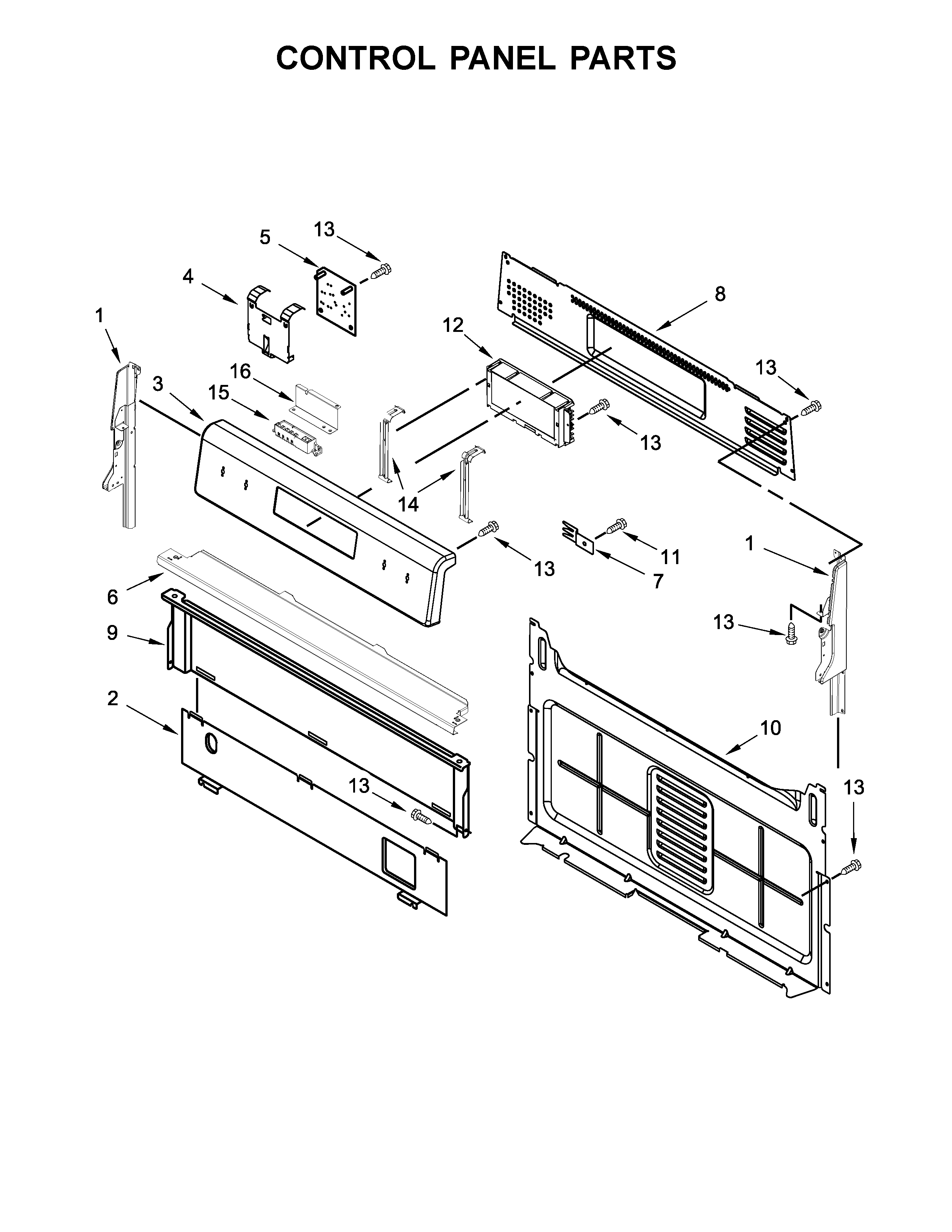 CONTROL PANEL PARTS