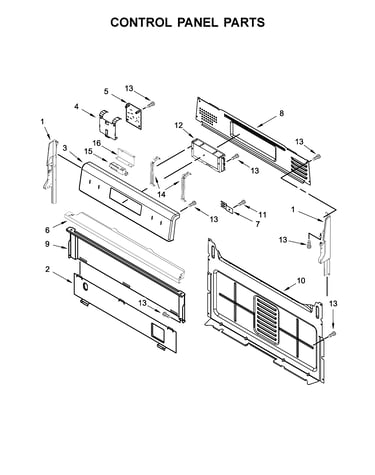 Control panel parts