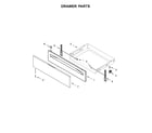 Maytag MGR6600FW0 drawer parts diagram