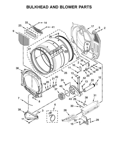 Bulkhead and blower parts