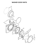 Washer door parts