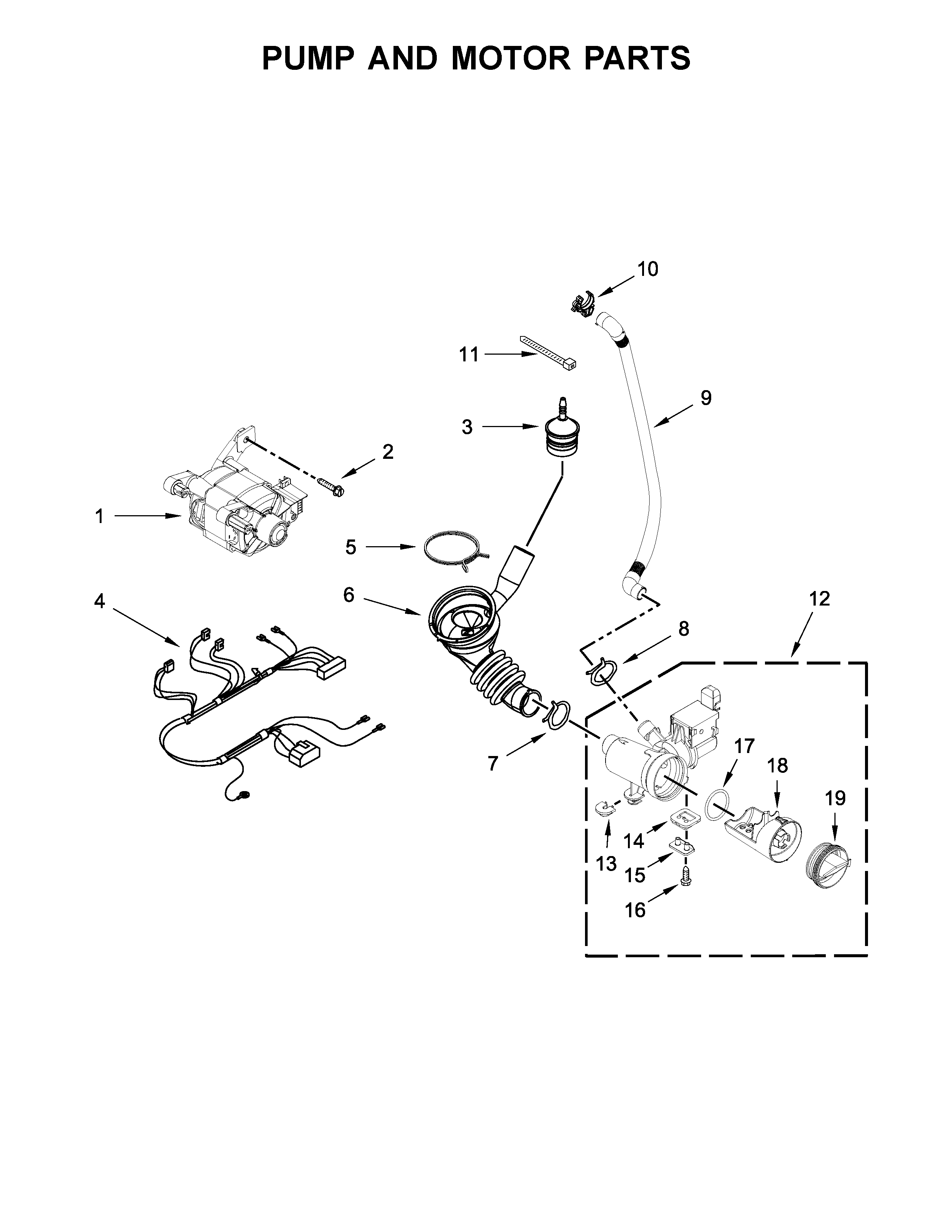 Pump and motor parts