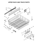 Upper rack and track parts