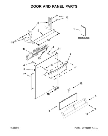 Door and panel parts