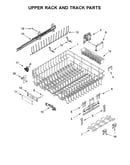 Upper rack and track parts