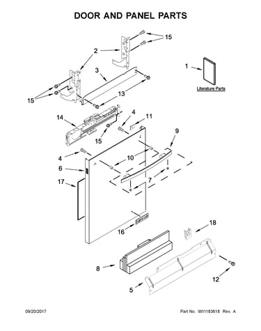 Door and panel parts